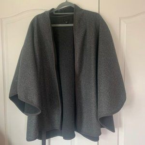 Ann Taylor Cape - Gray - One Size